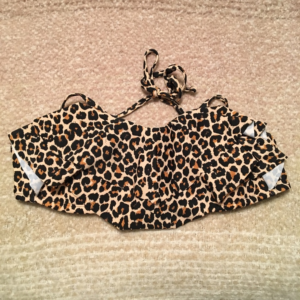 Cheetah Bikini Top
